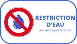 Restrictions des usages de l’eau