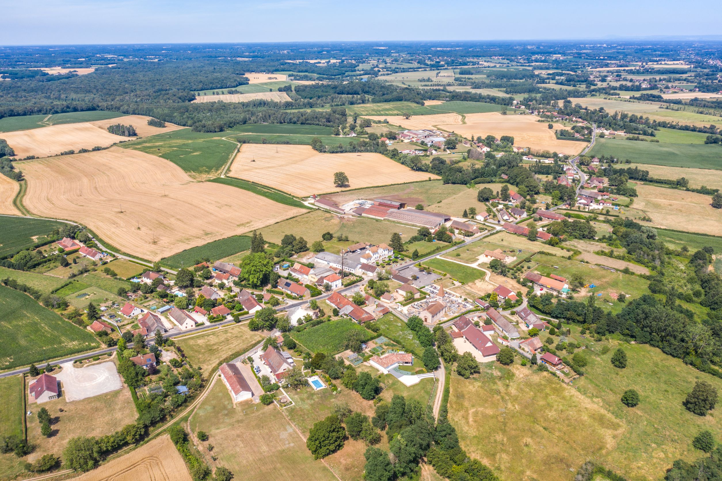 Le Bourg aérienne