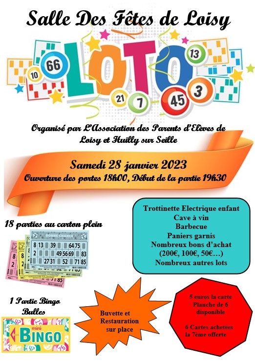Affiche Loto APE 2023