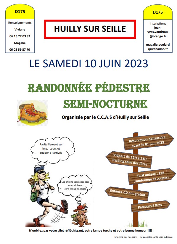 Affiche Rando CCAS 2023