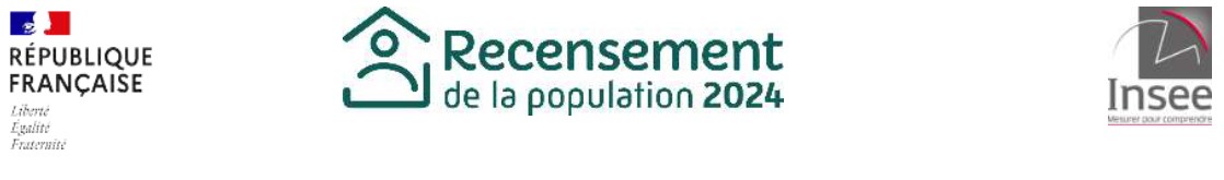 Logo recensement 2024