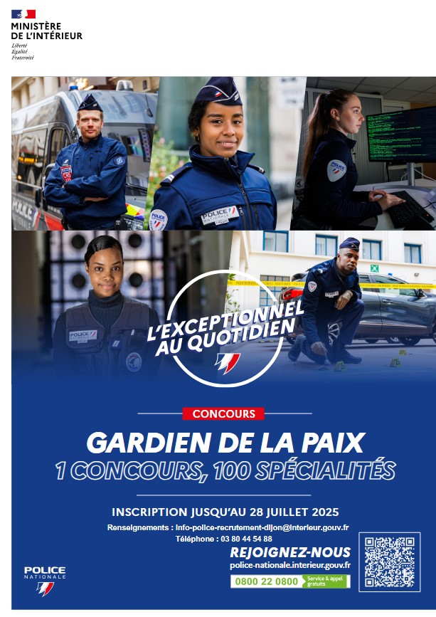 Gardien de la Paix - 2025 Affiche Gardien de la Paix - 2025