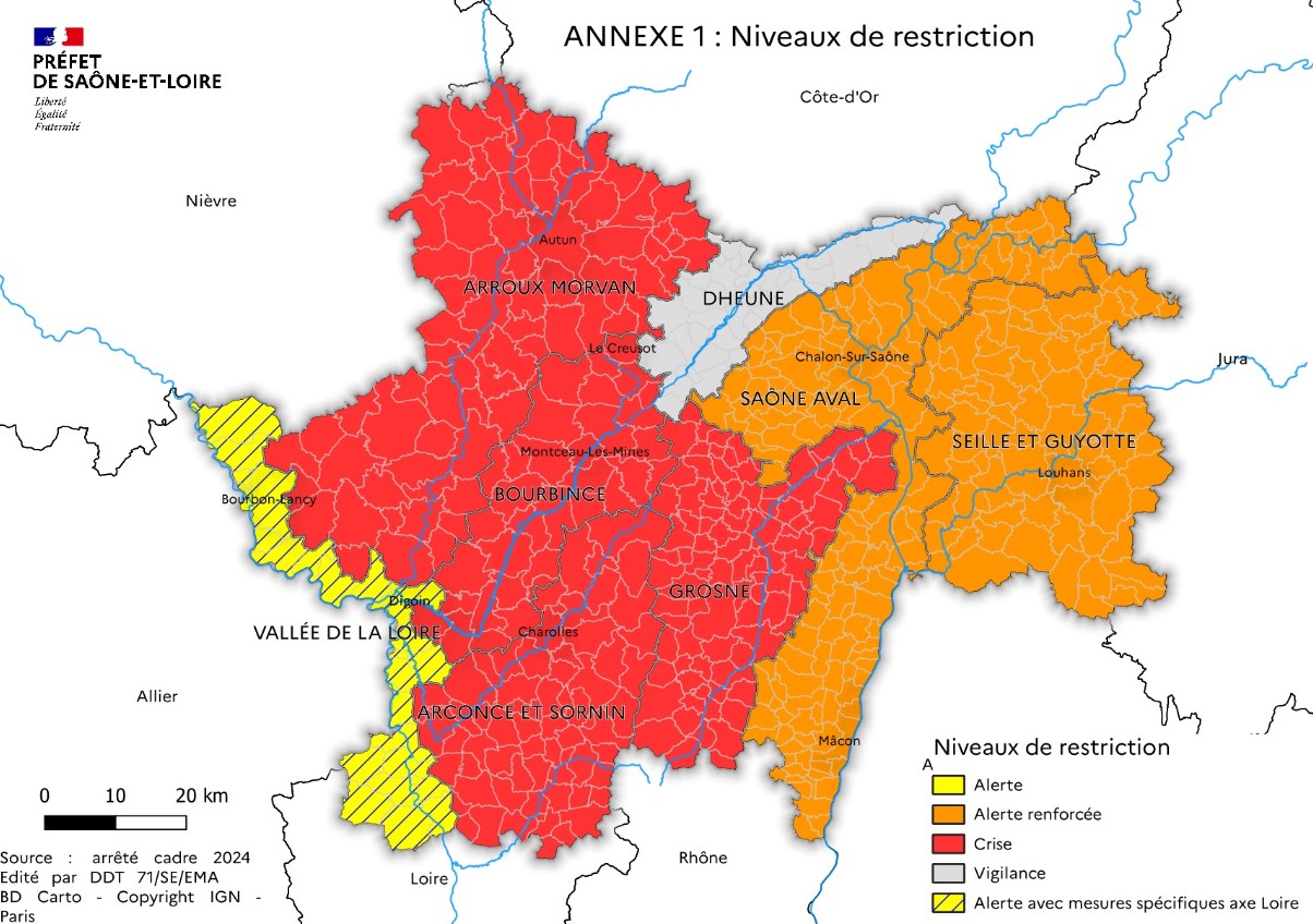 AP Sécheresse 25-08-22 carte Carte sécheresse - 2025