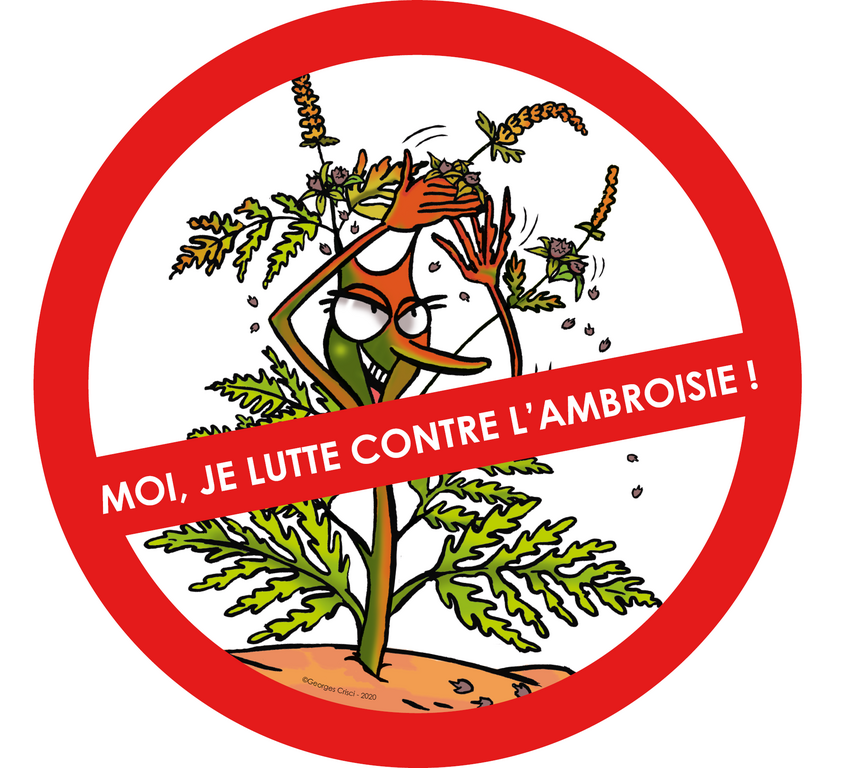 Logo lutte Ambroisie - 2025