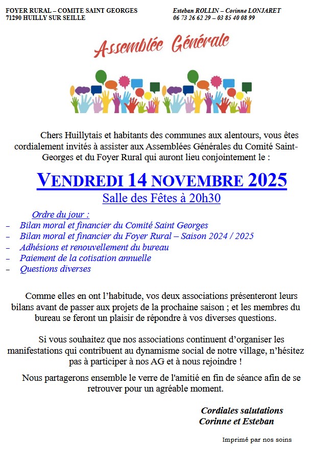Affiche AG FRH+CSG - 2025