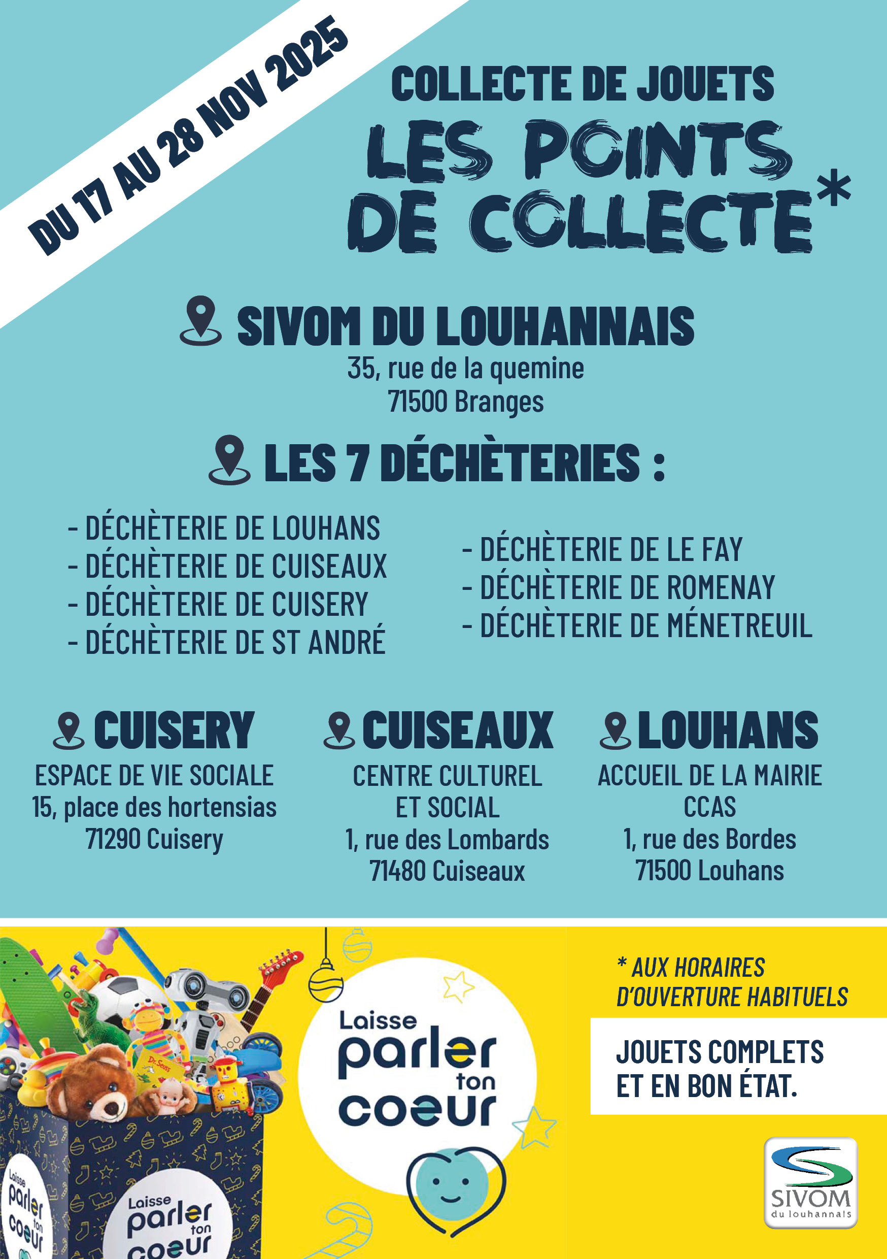 Points collecte jouet - 2025