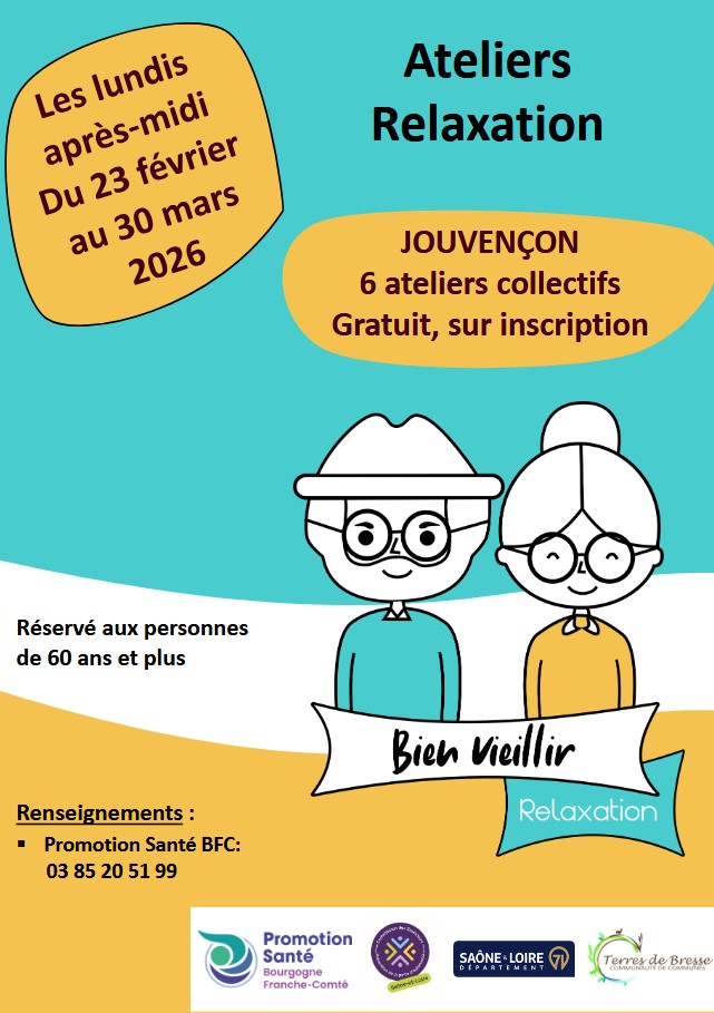 AtelierRelaxation - 2026 Ateliers Relaxation Affiche - 2026