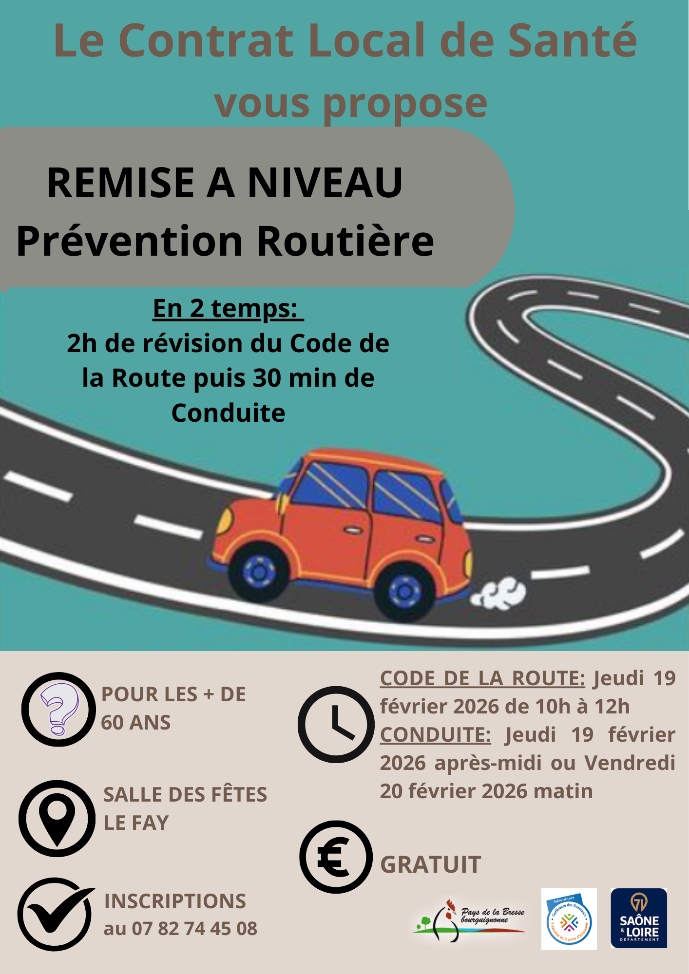 Formation prévention routière Le Fay - 2026