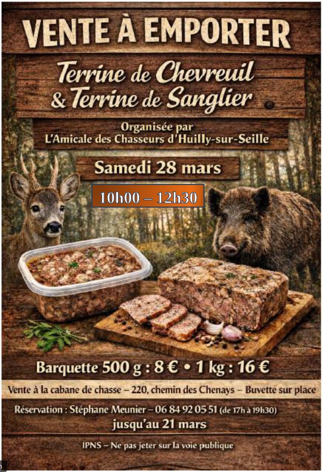 Flyer Terrines Chasseurs - 2026
